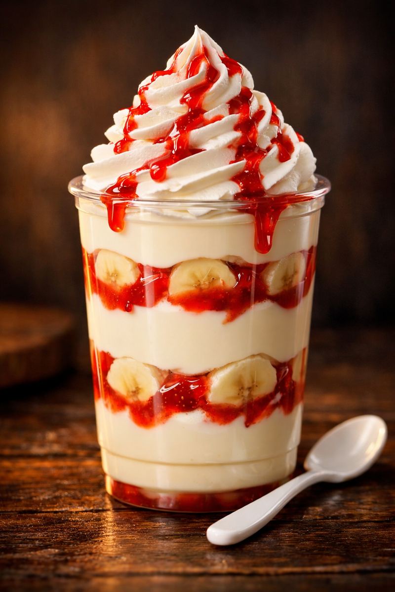 Strawberry Banana Pudding